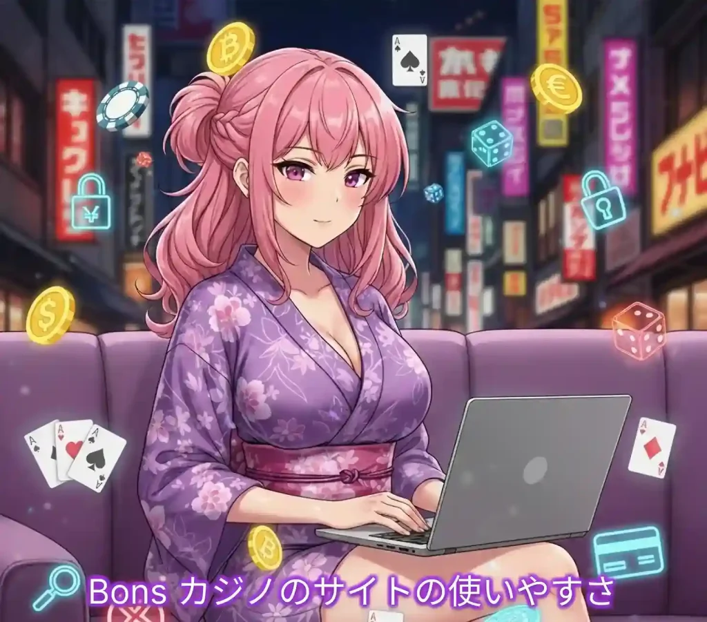 Bons カジノのサイトの使いやすさ