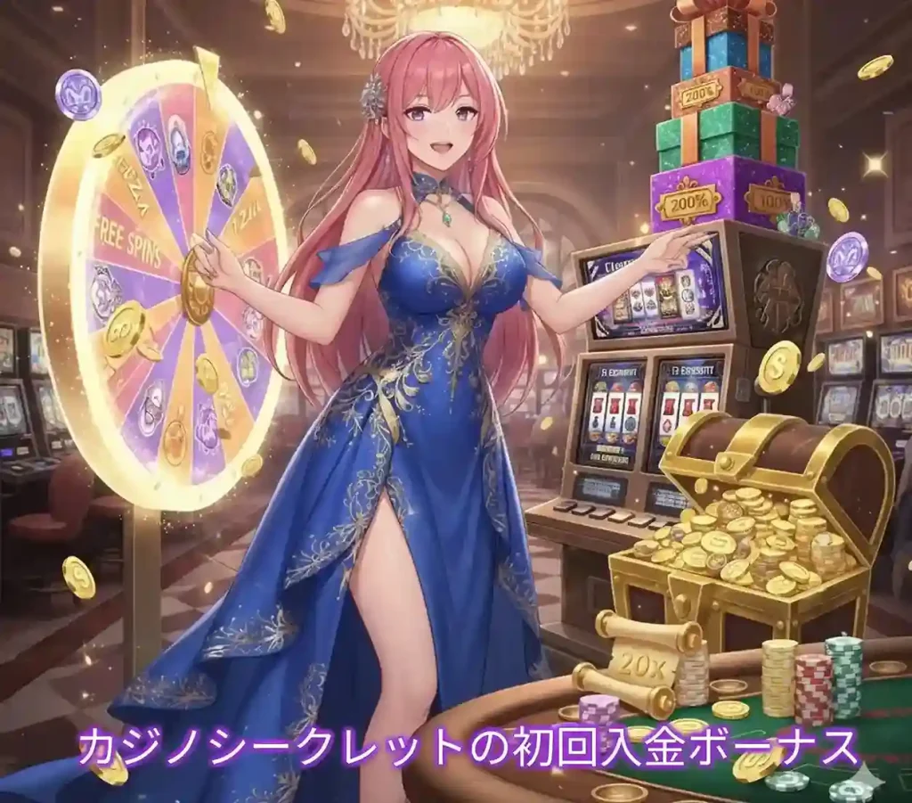 カジノシークレットの初回入金ボーナス