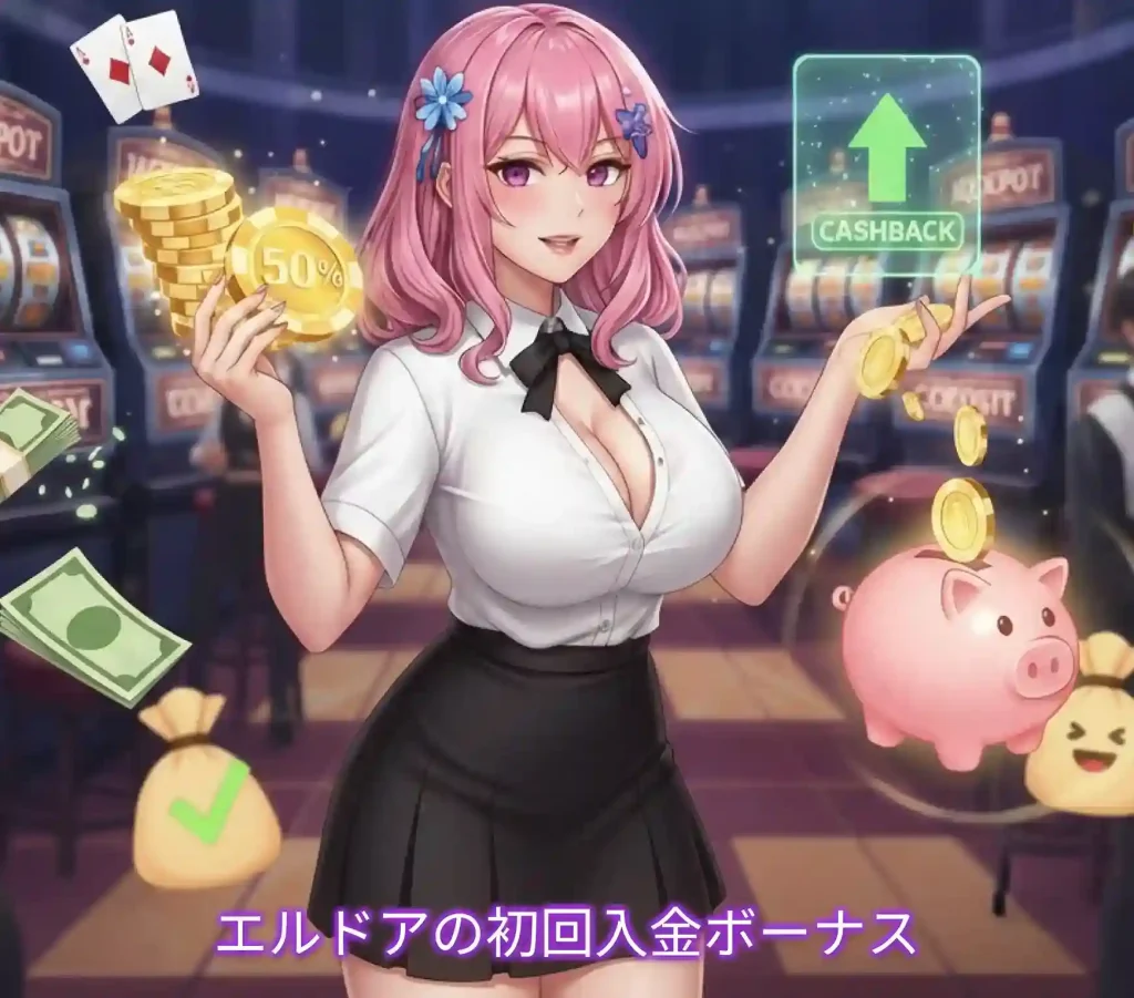 エルドアの初回入金ボーナス